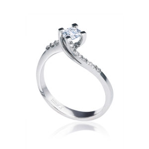 Alternative view of Anello Solitario AS0173B