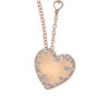 CRS7911B Collana cuore in oro rosa e brillanti